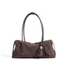 Suede Leather Minimalist Shoulder Bag For A Casual Laid-back Look