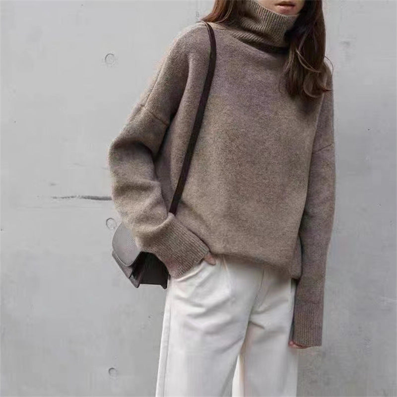 New AutumnWinter French-Style Retro Relaxed Sweater