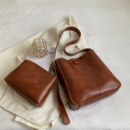 Large-capacity Bucket Cross-body Bag