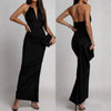 Sexy Deep-V Sleeveless Halterneck Dress