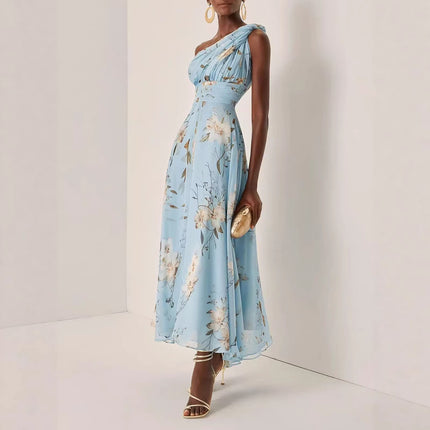 Fashionable Printed Maxi Dress