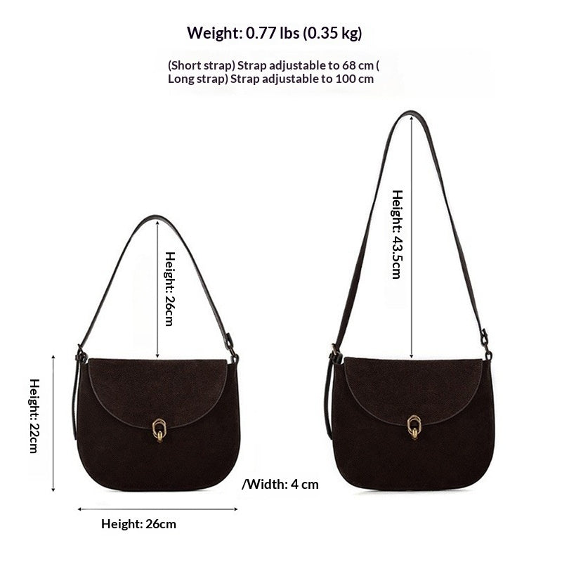Large-capacity Underarm Commuter Shoulder Bag