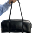 High-end Textured Boston Bag With A Large Capacity