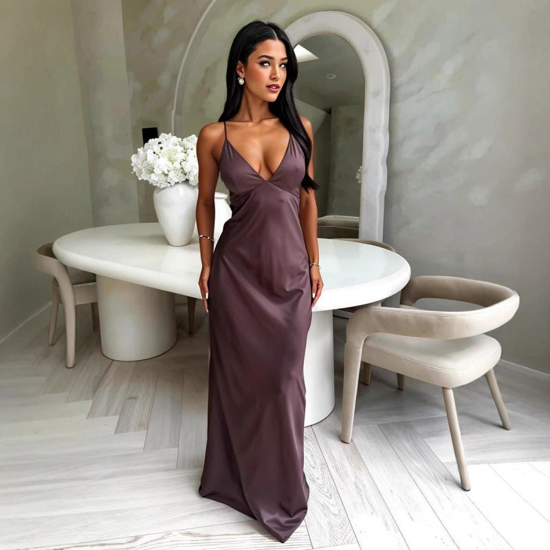 Elegant Waist-cinching Dress