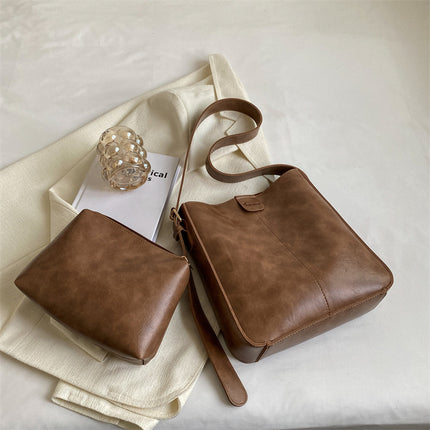 Large-capacity Bucket Cross-body Bag