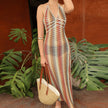 Striped Sexy & Stylish Camisole Dress For Women