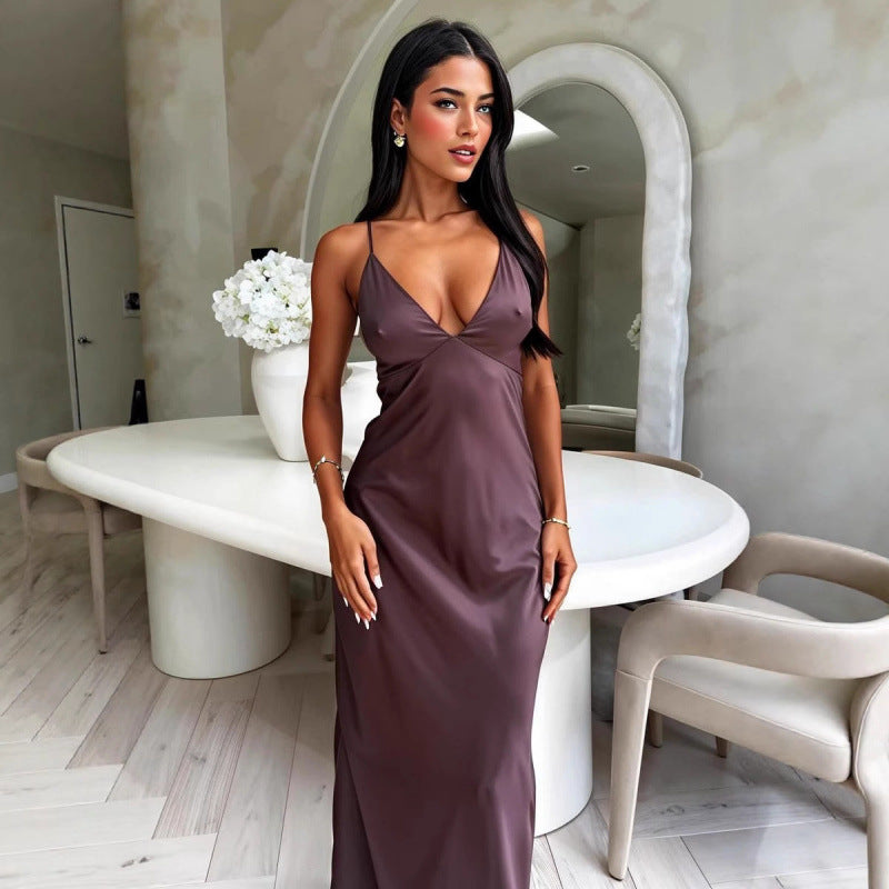 Elegant Waist-cinching Dress