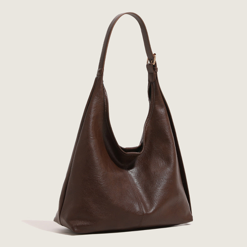 Womens Simple Casual Underarm Shoulder Bag